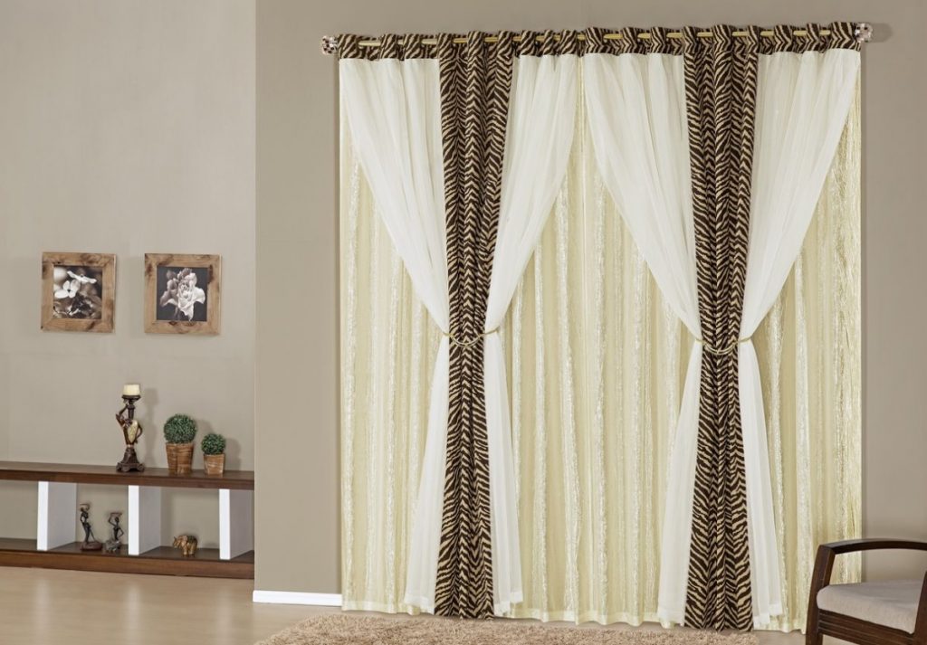 cortinas para sala blecaute com voil