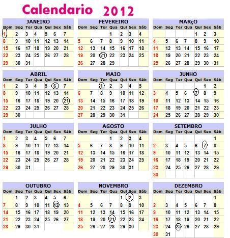 calendario 2012 para imprimir calendario 2012 para imprimir