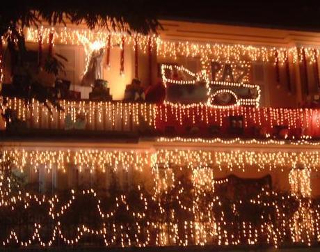 casas decoradas para o natal