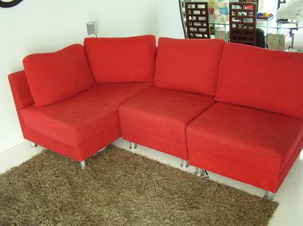 sofas vermelhos modernos sofa vermelho