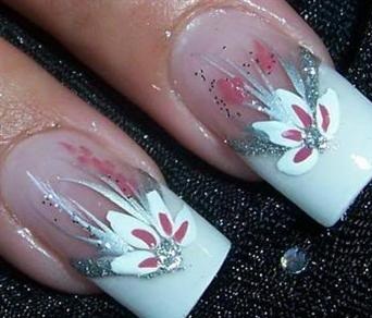 unhas decoradas simples e lindas